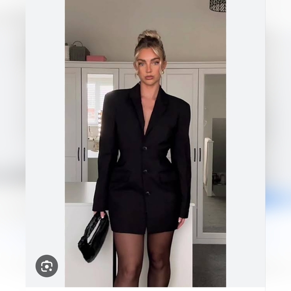 Amia black blazer corset dress - Picture 3 of 9